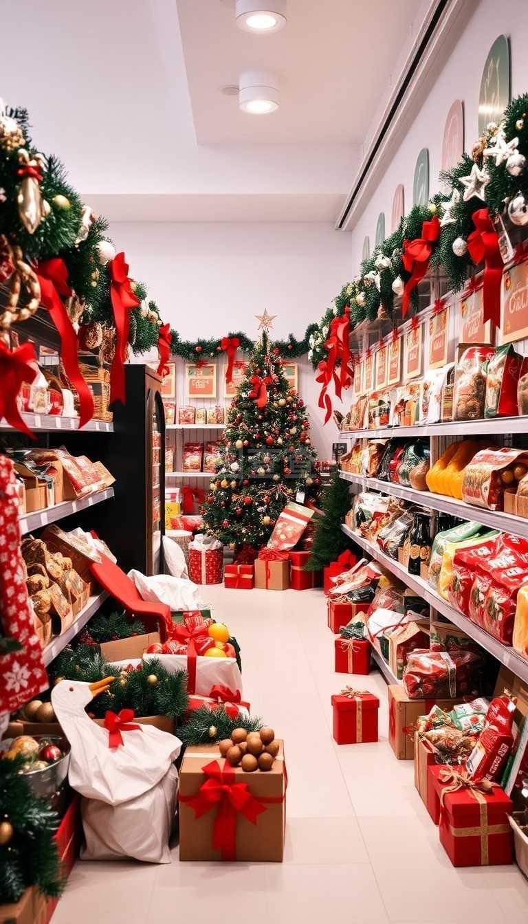 圣诞食品杂货店